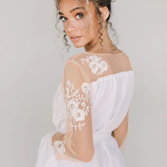 Robed With Love Other - Robed With Love Hildy Robe - White